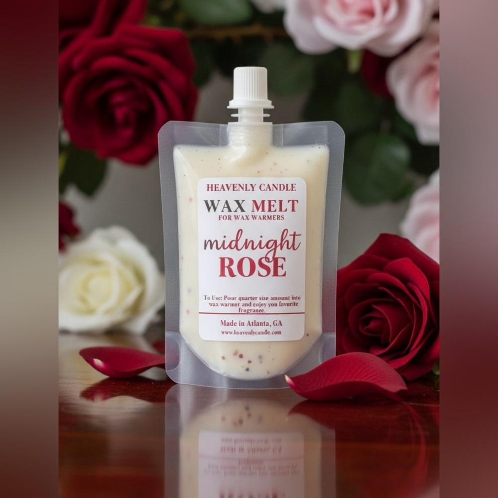 Midnight Rose Squeezable Wax Melts.
